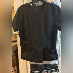 2 black scrub top gently used